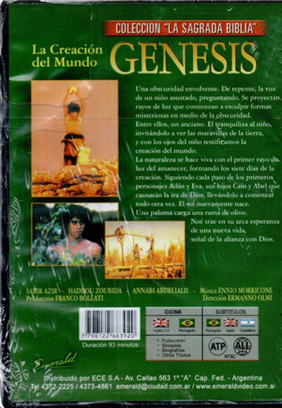 Génesis La Creación Del Mundo - Dvd Nuevo Orig Cerr - Mcbmi 1