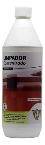 Limpador Madeira 1l Kit 2un Limpeza Diária W&w Manutenção 1