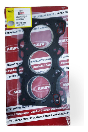 Junta Tapa Cilindro Honda Accord 2.7 V6 Nafta Amianto 0