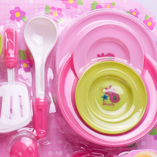 Juego De Cocina Con Hornalla, Utencillos, Tazas, Completo 1