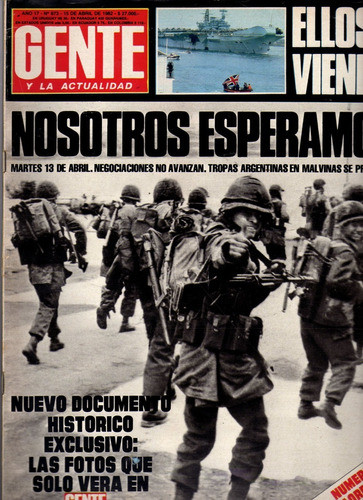 Revista Gente Nr. 873 15 Abril 1982 -  Nosotros Esperamos 0