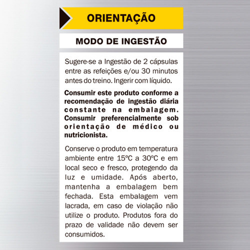 L-glutamina Pura 1000mg Unilife 120 Cápsulas 1