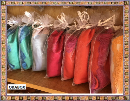 20 Saquinhos De Organza 30x40 Branco Fita Cetim Organizador 0