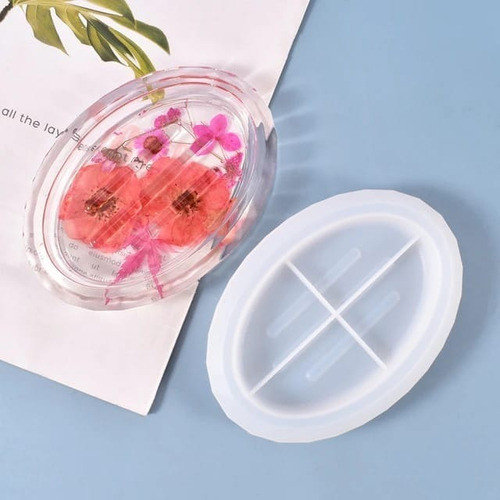 Molde De Silicona Soporte De Jabón Ovalada, Jabonera 1