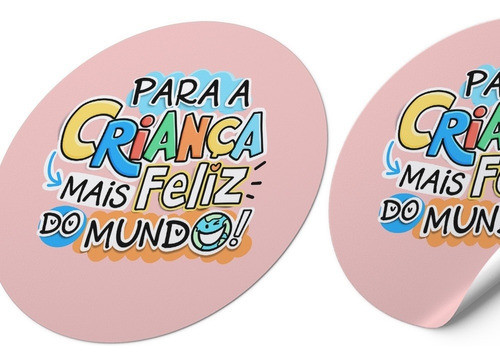 120 Tag Etiquetas Adesivo Dia Das Crianças Mais Linda Floor 1