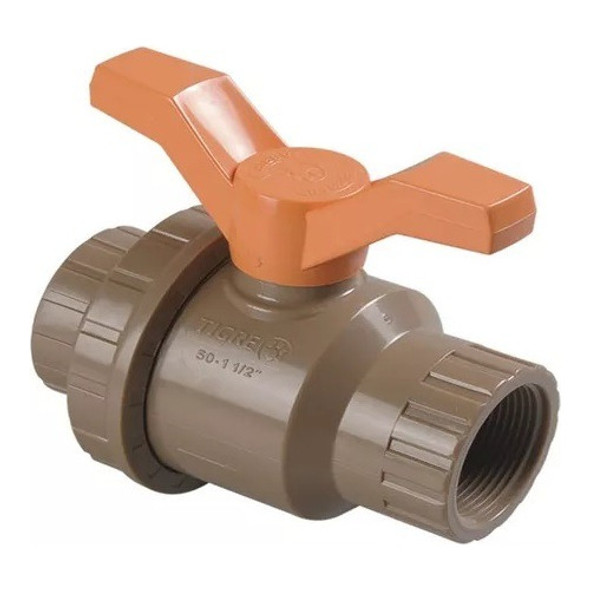 Válvula Llave Esférica Pvc Tigre Roscada 1.1/4 Unión Doble 0 Válvula Llave Esférica Pvc Tigre Roscada 1.1/4 Unión Doble 0