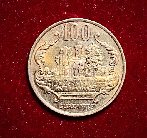 Moneda 100 Guaraníes Paraguay 1993 Km 177 A José E. Díaz 1