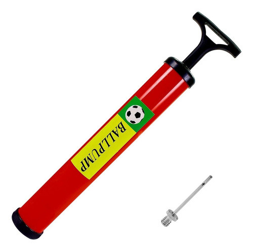 Inflador Pelotas Ballpump Multifuncion Rojo 0
