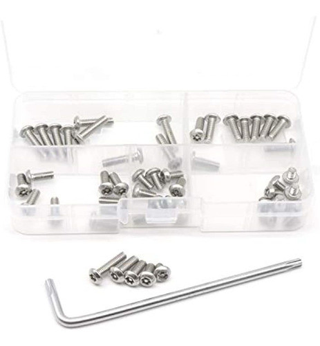 Binifimux 50 Unidades M3 Cabeza De Boton Torx Seguridad Tor 0