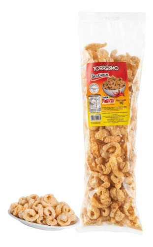 Torresmo Com Pimenta Pronto P/ Comer 250g Petisco, Churrasco 0