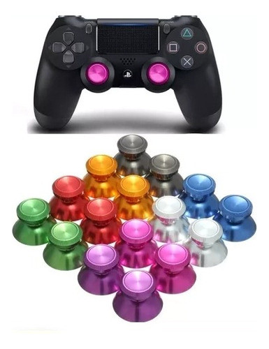 2 Botão De Alumínio Analógico P/ Xbox One Ps4 3d Direcional 0