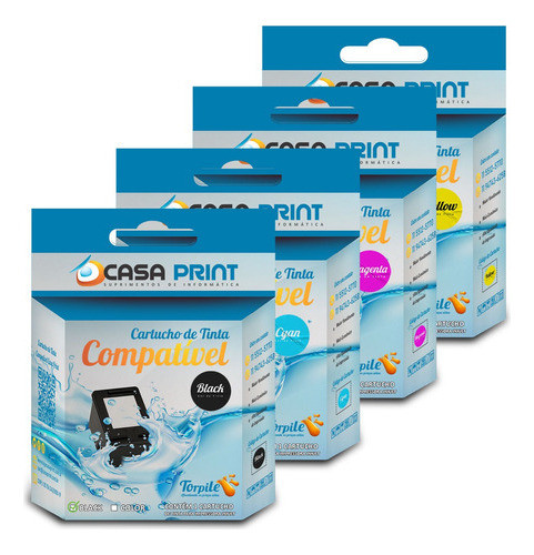 Kit 4 Cartuchos Compatível Com Brother Lc79 Cmyk 0