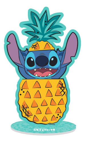 Enfeite Impresso Com Base Para Mesa Ou Bolo - Stitch Disney 0