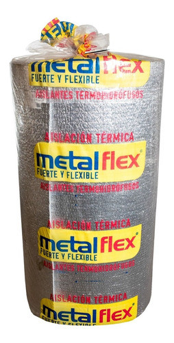 Aislante Termico Techo 10mm Metalizada Metalflex Espuma 20 M 0