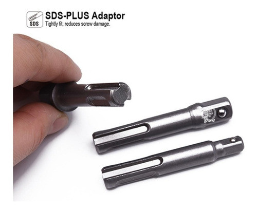 Juego Adaptadores Para Tubos  Enc Sds-plus A  1/2 3/8 1/4 1