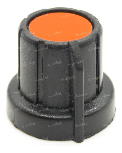 Perilla Potenciometro D17:h14 Eje Estriado Roja Pack X1 0
