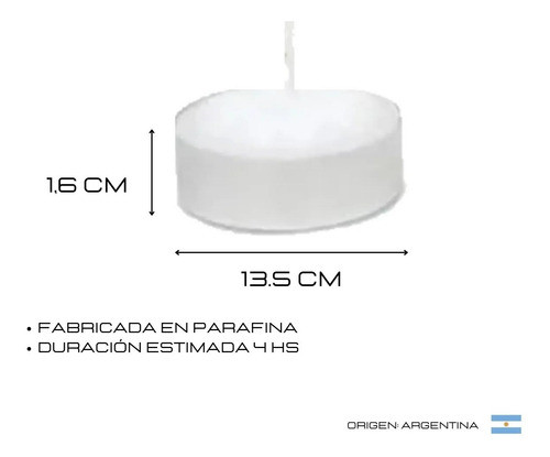 Pack Velas De Noche X24 Con Contenedores Pettish Online Cg 1