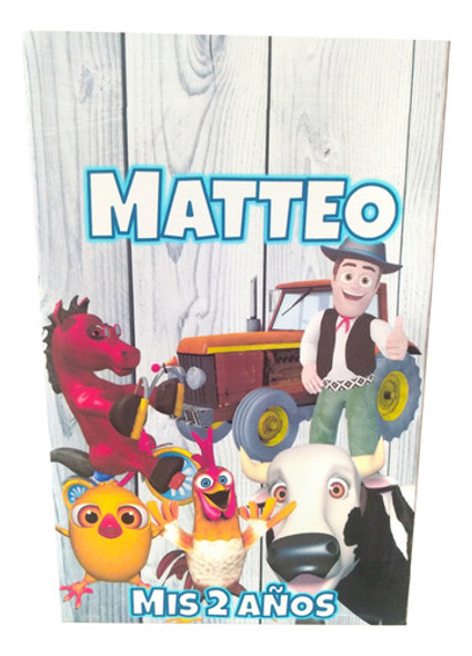 Souvenirs 15bolsitas Cumple 15libritos 14x10 Granja De Zenon 0