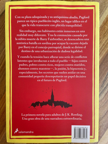 Una Vacante Imprevista. J.k. Rowling 1