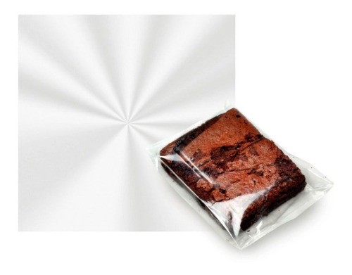 500 Folhas Transparente Para Brownie - Tam 20x20cm - Cromus 0