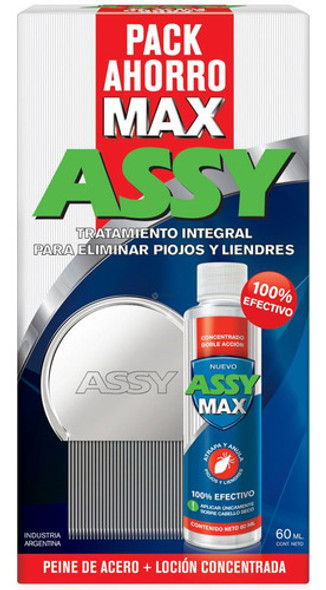 Assy Pack Ahorro Max Tratamiento Integral Elimina Piojos 0 Assy Pack Ahorro Max Tratamiento Integral Elimina Piojos 0