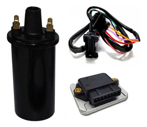 Kit Vw Gol 1.6 Ab9 Distribuidor Bobina Bujias Modulo Cable 1