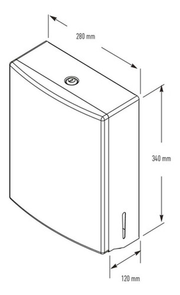 Dispenser De Toallas Inelec Acero Inoxidable Baño Importado 1