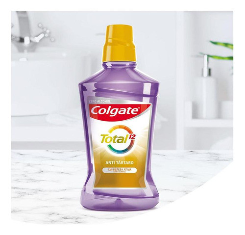 Kit C/ 4 Enxaguante Bucal Colgate Total 12 Anti Tártaro 1