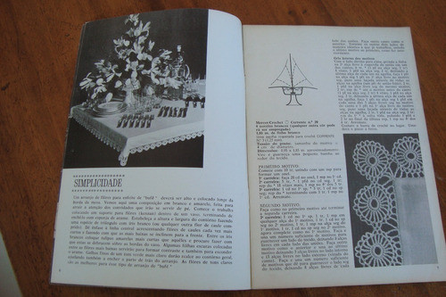 Revista Corrente 16 / Croche Para Mesa / Belissimos Florais 1