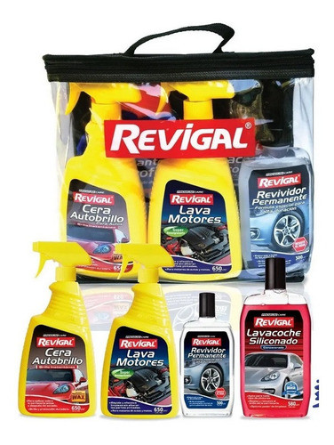 Set Revigal M8 Lava Motor Autobrillo Lavacoche Revividor Y+ 0