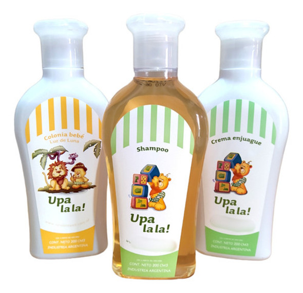Kit Para Bebes Shampoo Colonia Enjuague 3 Productos Upa Lala 0