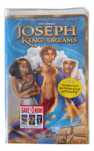 Película Vhs Original Joseph King Of Dreams Original Inglés 0