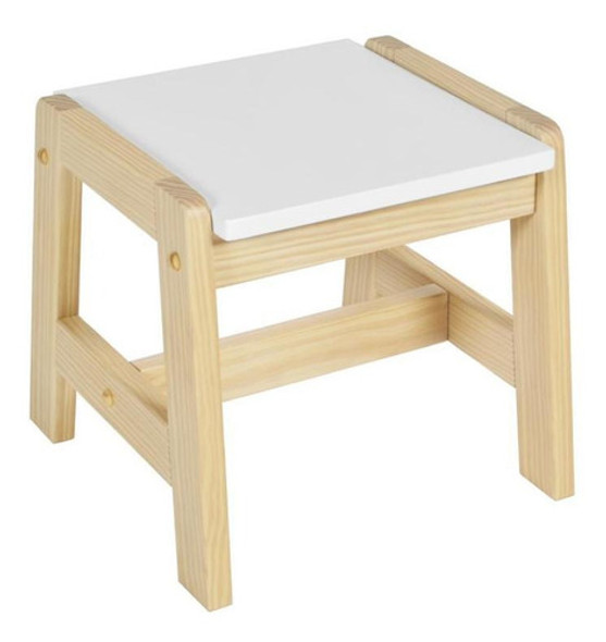 Banqueta Infantil Castelo De Madeira E Mdf - Casatema 0