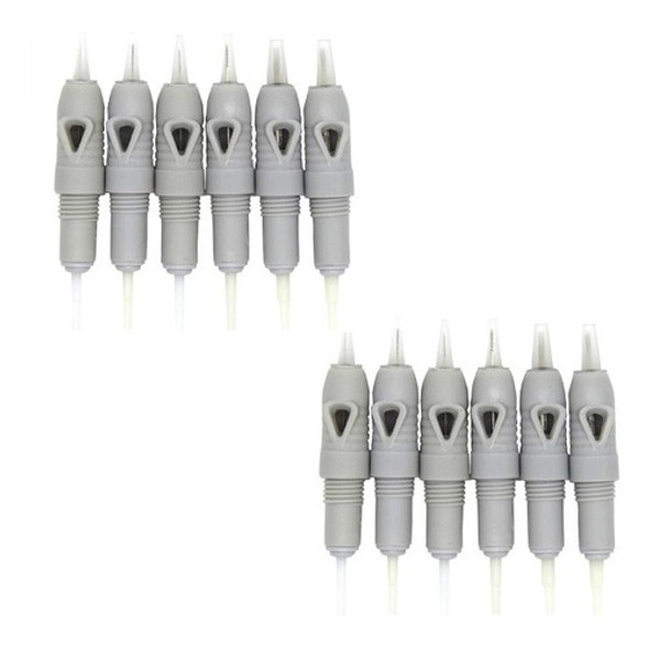 10un Cartucho Agulha Easy Click Rosca 3 Pontas 8mm Promoção 0