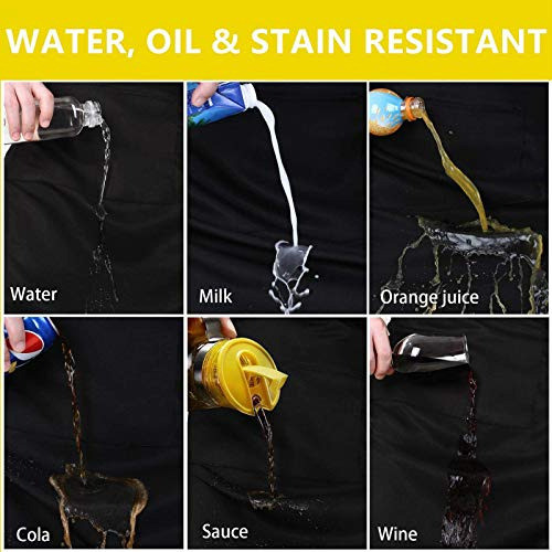 Paquete De 2 Delantales De Camarera 3 Bolsillos, Delant... 1