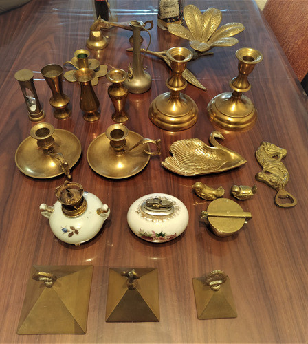 Lote Piezas Y Campanas De Bronce - Liquido Oportunidad 0