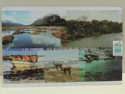Tarjeta Entero Postal Día Mundial De Los Humedales 1