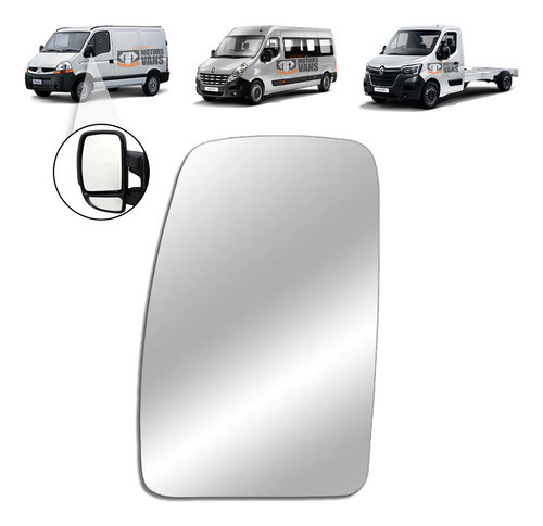Refil Retrovisor Master 2021 2022 2023 Superior Esquerdo 0