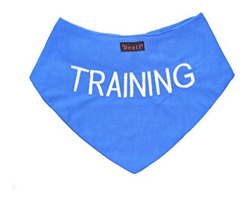 Entrenamiento Blue Dog Bandana Calidad Mensaje Bordado Perso 0