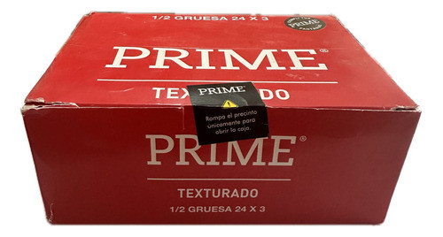Preservativos Prime Texturado X 6 Cajas X 3 Unidades 0