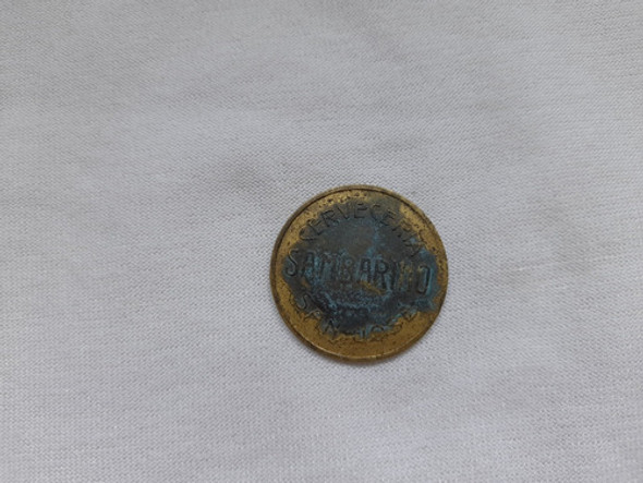 Antigua Ficha Token Cerveceria Sambarino, San Jose, Uruguay 1