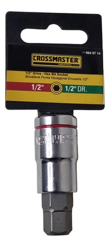 Bocallave Punta Hexagonal 1/2'' Encastre 1/2'' Crossmaster 0