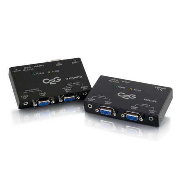 C2g De Corto Alcance Vga + 3,5 Mm De Audio Por Cat5 Kit 0