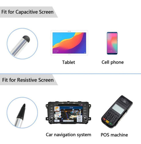 Lapiz Óptico Táctil Touch P/ Tablet Celular Doble Punta 1