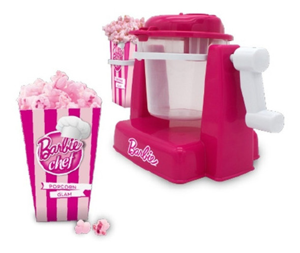 Popcorn Glam Barbie Chef Pochoclos Original Pochoclera 1