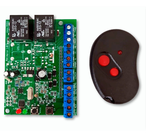 Plaqueta Electrónica Universal Portón Corredizo C/ 2 Remotos 1