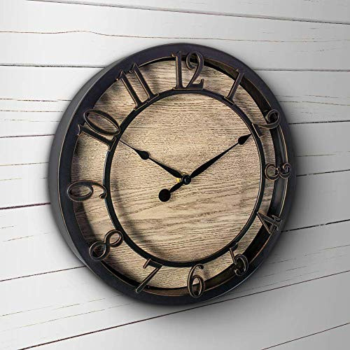 Presentime Y Co Reloj De Pared Serie Farmhouse De 10  , Esti 1