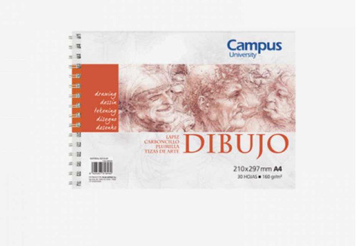 Block De Dibujo A3 Campus 160gr.- Papelería Bonita 0
