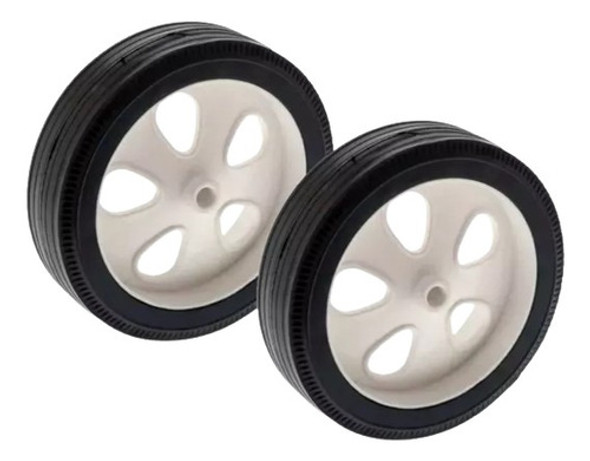 4 Ruedas Para Cortadora De Cesped O Parrilla Movil 160 Mm 0