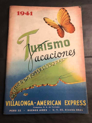 Antigua Guía Turismo 1941. Villalonga. 53n 112 0
